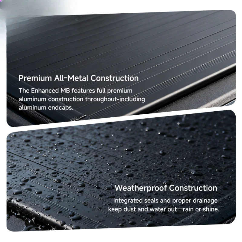 High Quality Alloy Electric Retractable Roller Tonneau Cover With Locking Waterproof Function Replacement Parts Fit for Multi Se