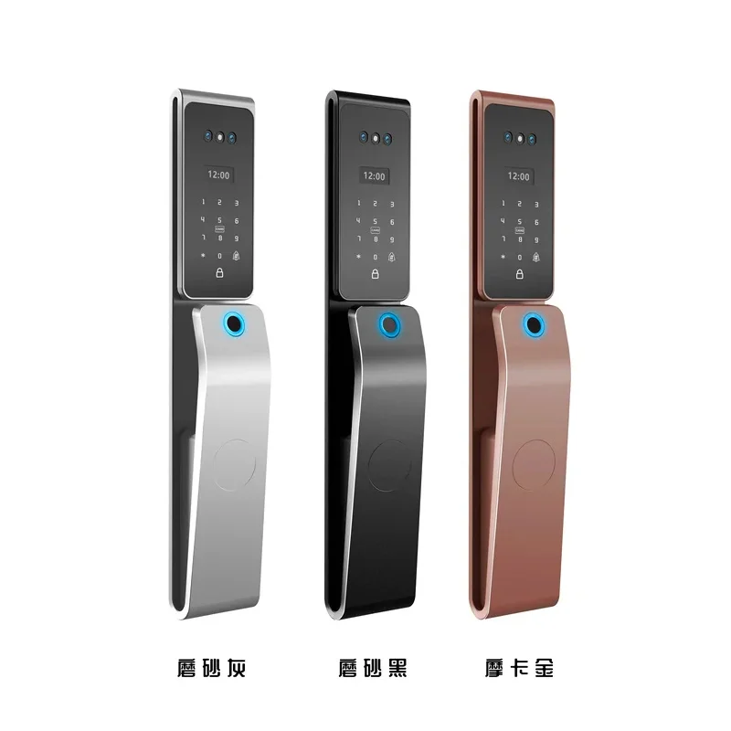Waterproof Biometric 3D Face Recognition Fingerprint Wifi Card Digital Lock Video Intercom Door Lock