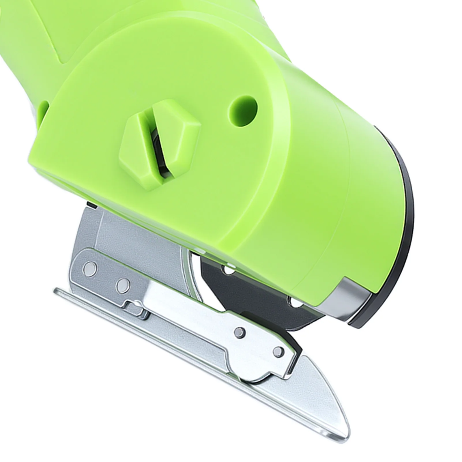 Elektryczny nóż do kartonu 320 obr./min, akumulatorowe nożyce elektryczne z wskaźnikiem naładowania baterii i światłem LED do dywanów, tkanin i skóry.