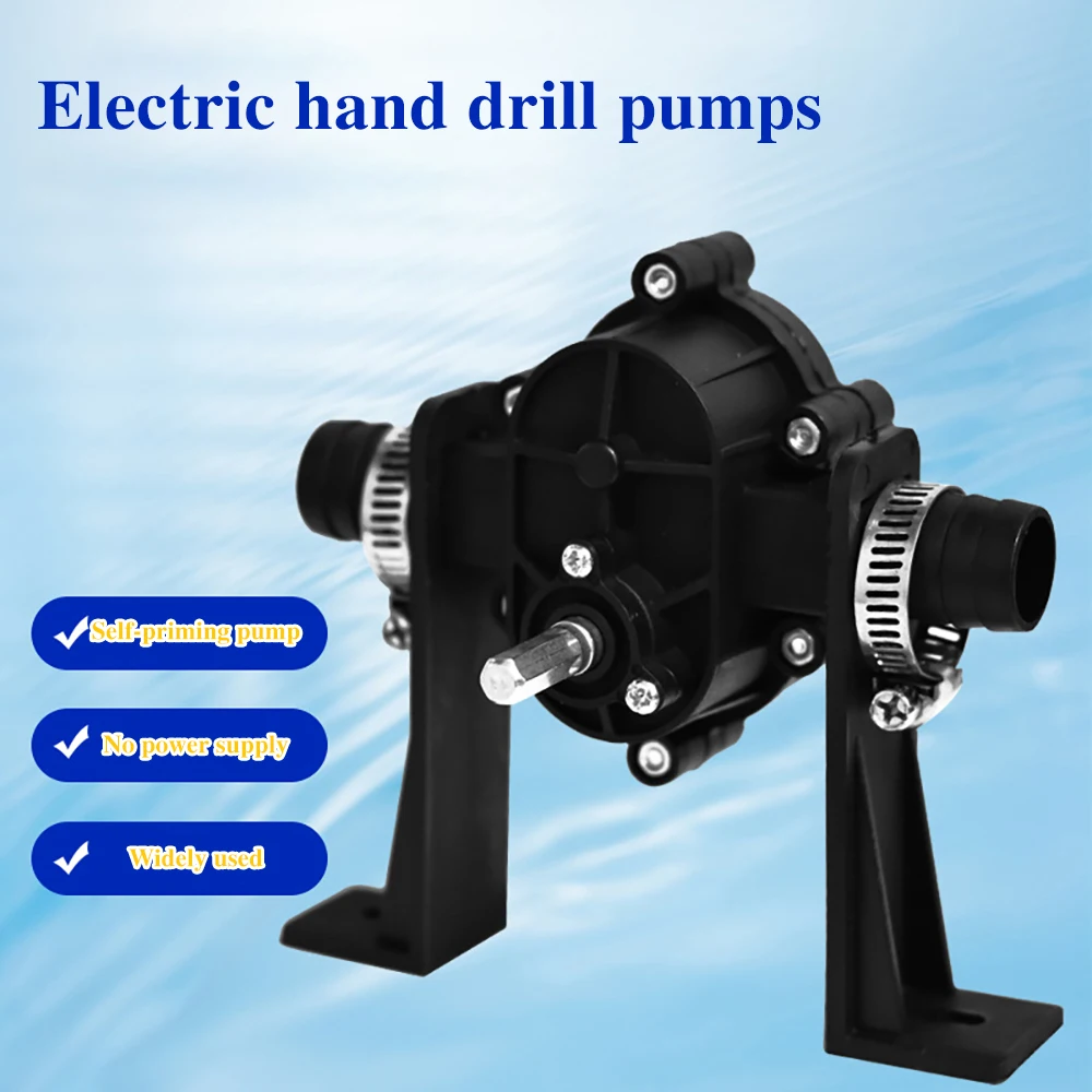 Electric Hand Drill Pump Cordless, Diesel Oil Fluid Water Pump Screwdriver Hand Drill Self Priming Pump