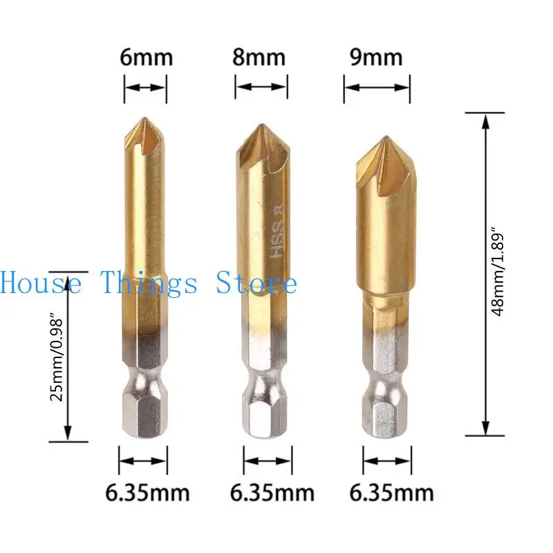 652f HSS 5 флейт -контртетерные биты.