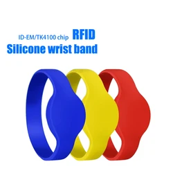 5pcs Rfid Smart Chip Id 125khz Read Only Wristband Bracelet For Access Control Center Waterproof Em4100 Tag Tk4100 Badge Token