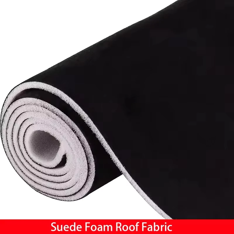 

Suede Headliner Fabric with Foam Backing for Car Interior Replacement Auto Upholstery Roof Canopy Cloth DIY Crafts Suede Fabrics