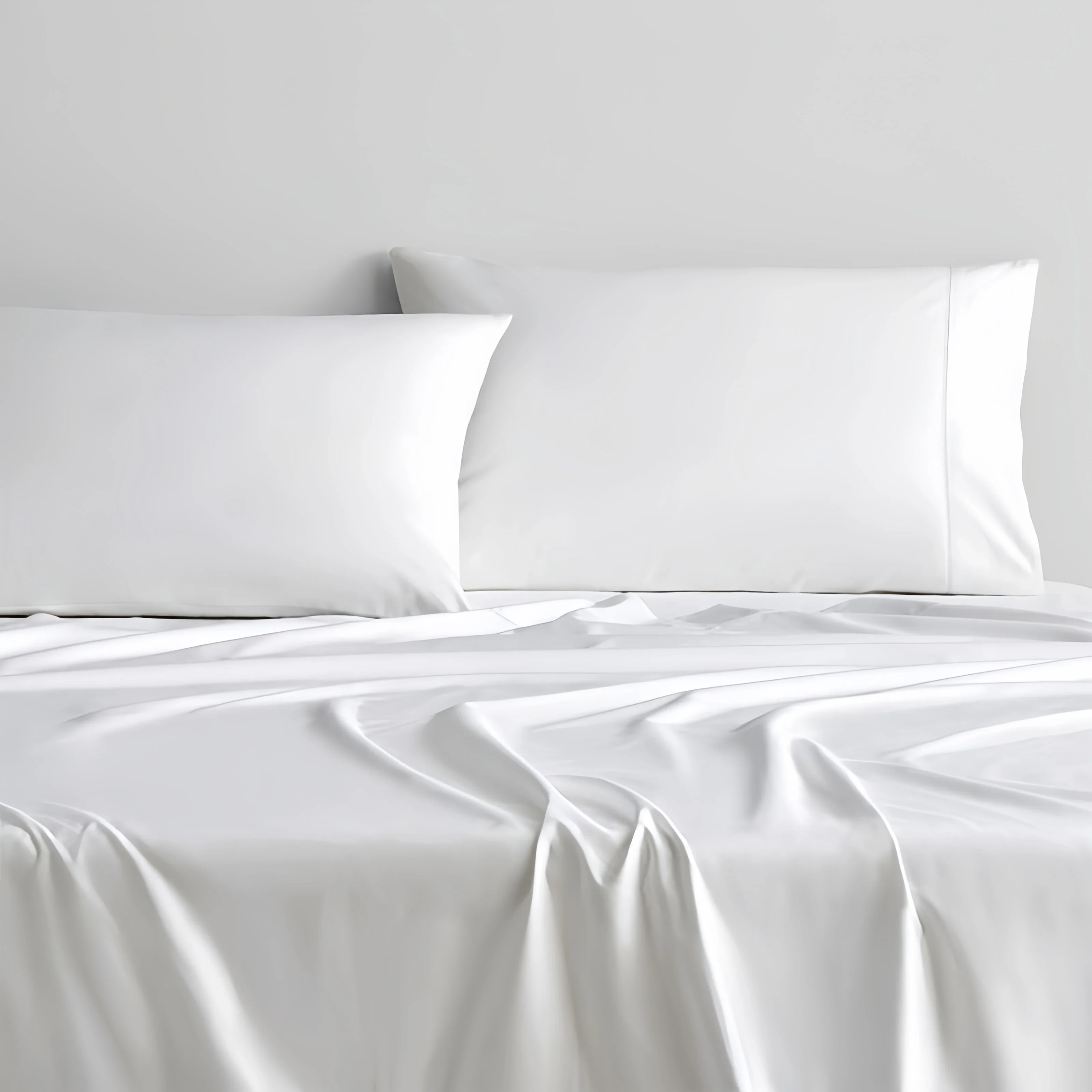 Single  Fitted Sheet,  Duvet Cover, 1000 TC 100% Egyptian Cotton, Kaqi Gray Silvery Colors, CustomizepIECE