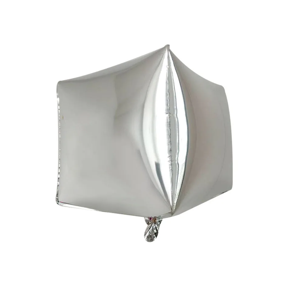 

5Pcs 24 Inch 4d Solid Square Aluminum Balloon Party Supplies Birthday Festival Wedding Kids Party Celebration Square Balloon