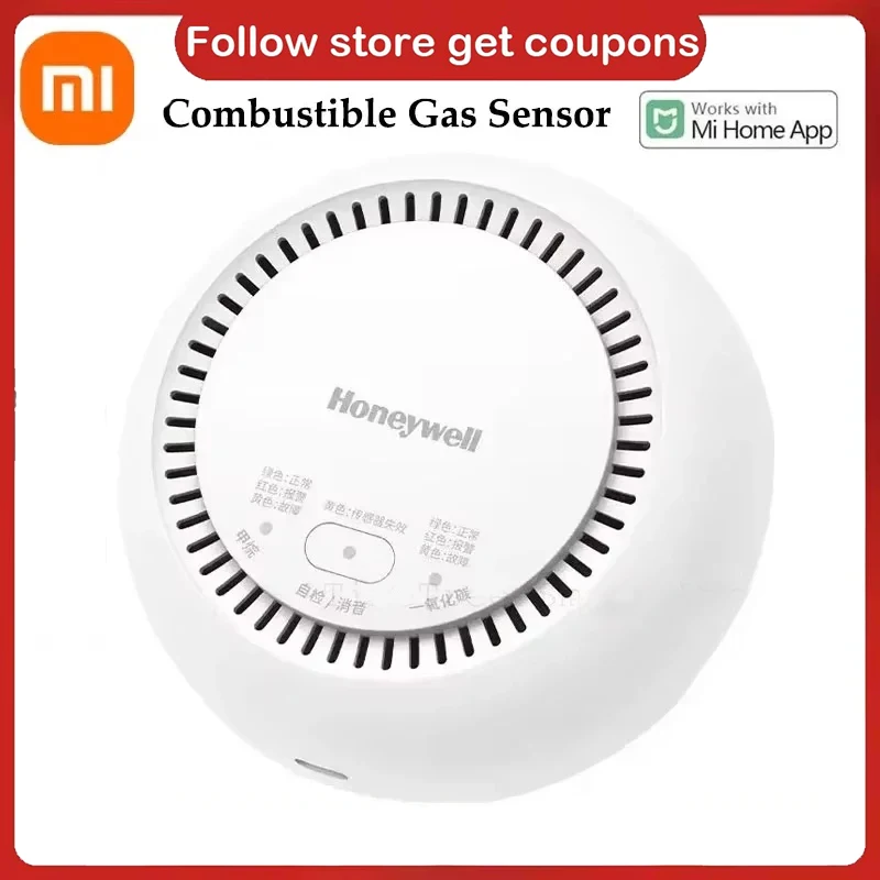 

Датчик горючих газов Xiaomi Honeywell, детектор угарного газа и природного газа, сигнализация, управление умным домом, приложение Mi Home