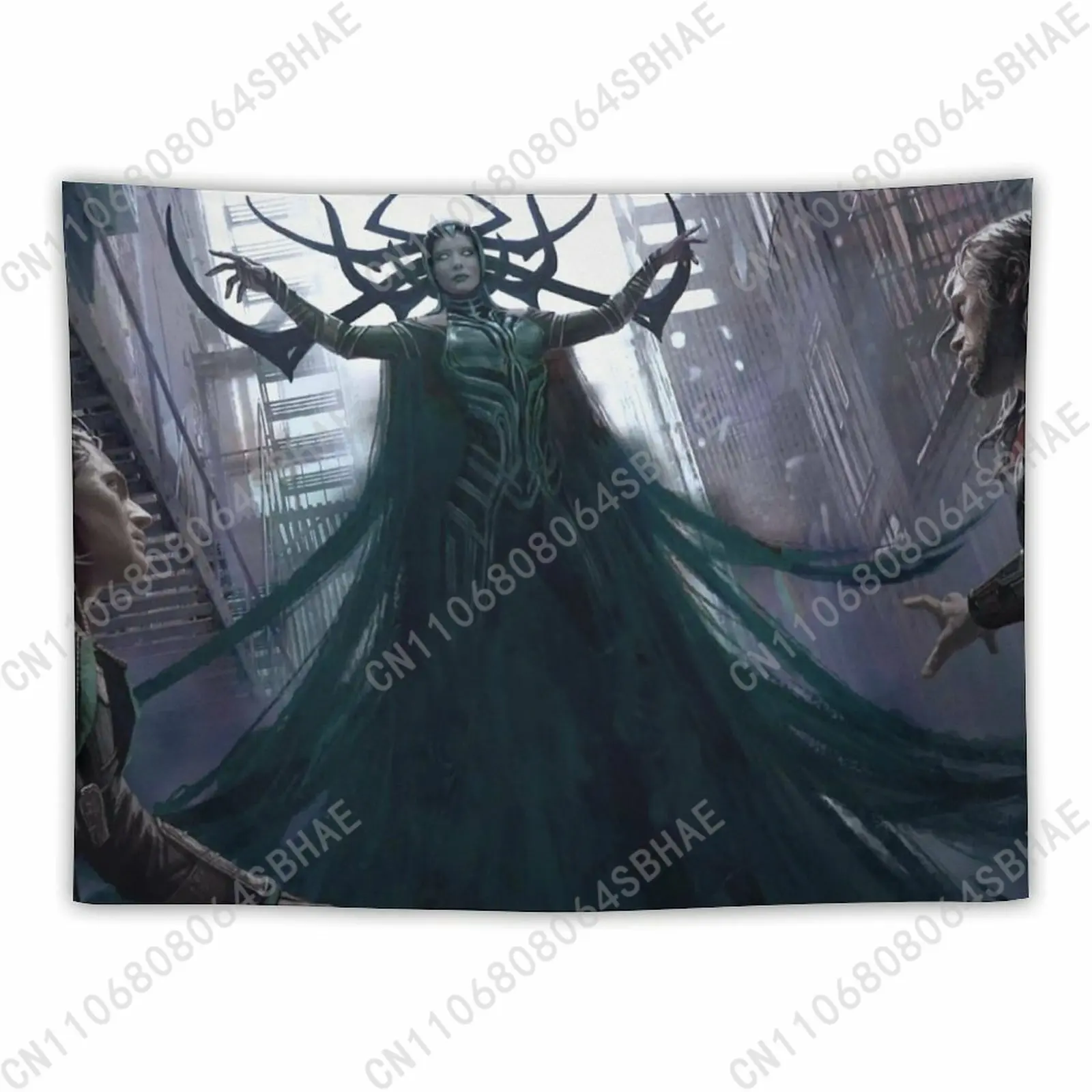 

Marvel Hela Custom Photo Wall Tapestry Personalized Blanket Wall Hanging Bedroom Living Room Birthday Gift Cosplay