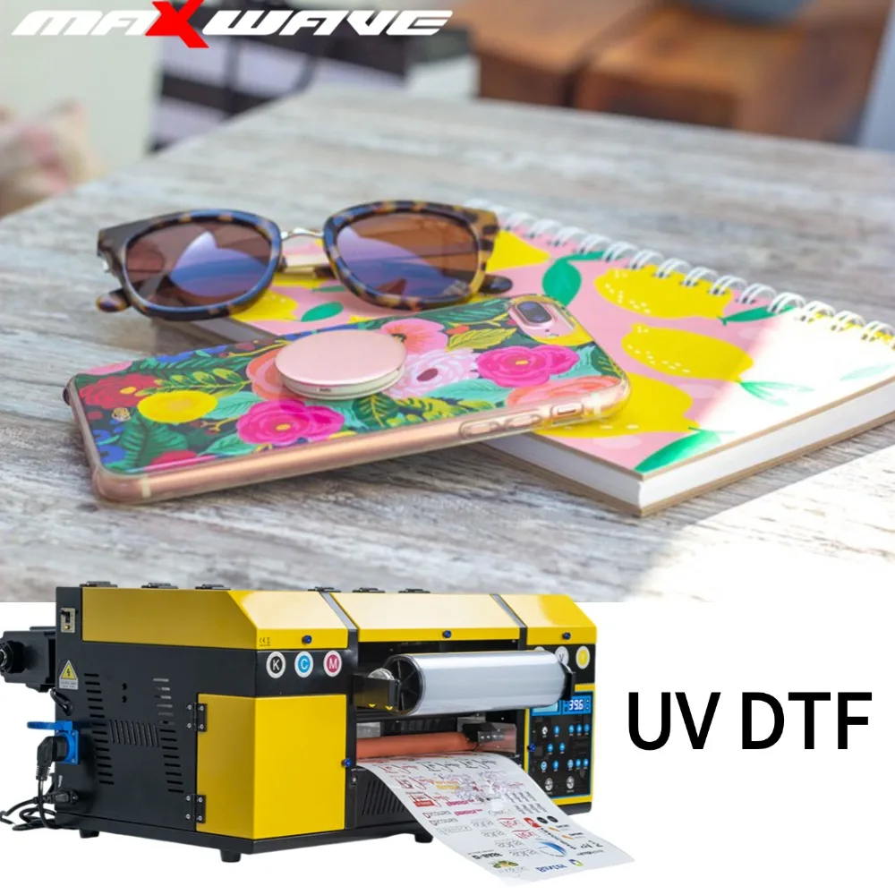 4-цветный + белый DTF-принтер коммерческого класса с печатающей головкой Epson I3200, системой автоматической очистки и специальным программным обеспечением RIP для текстиля
