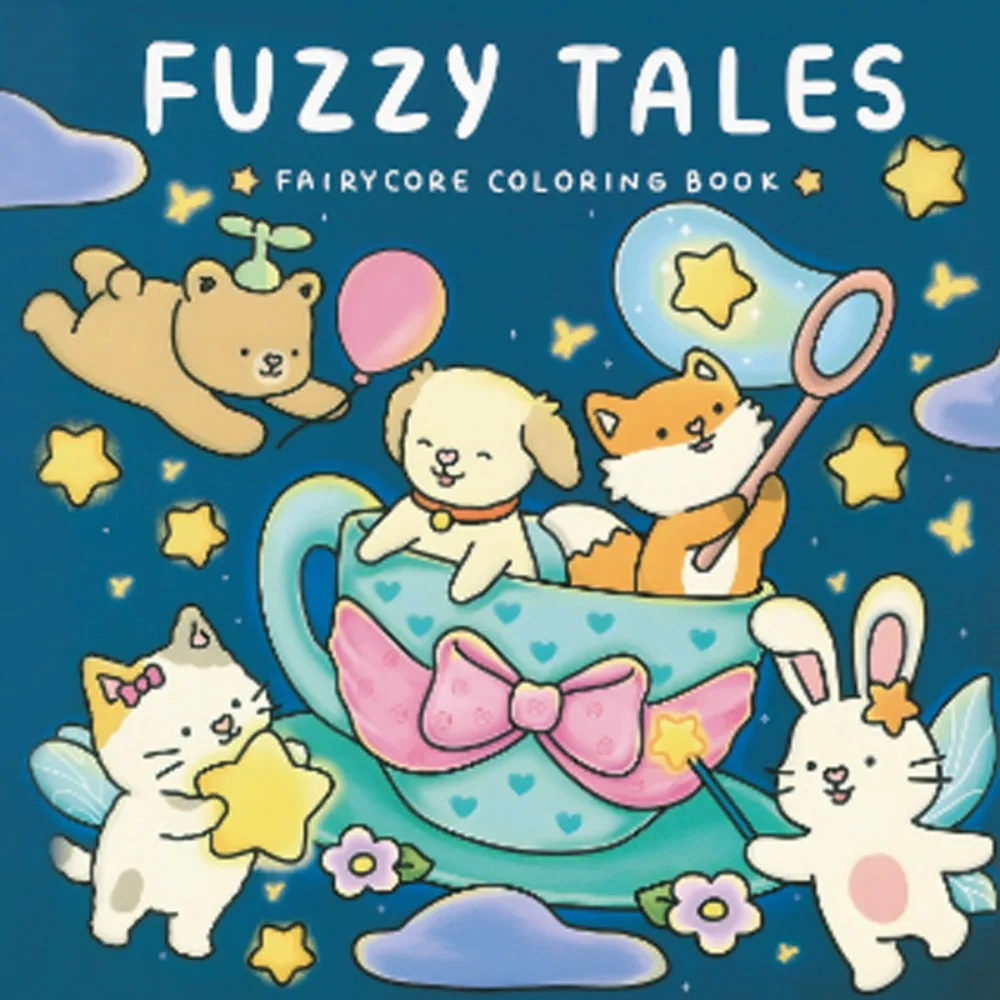 Froggy Days Cartoon Coloring Book Charming Frog Fuzzy Tales Graffiti Copy Sketch Book Doodling Early Education