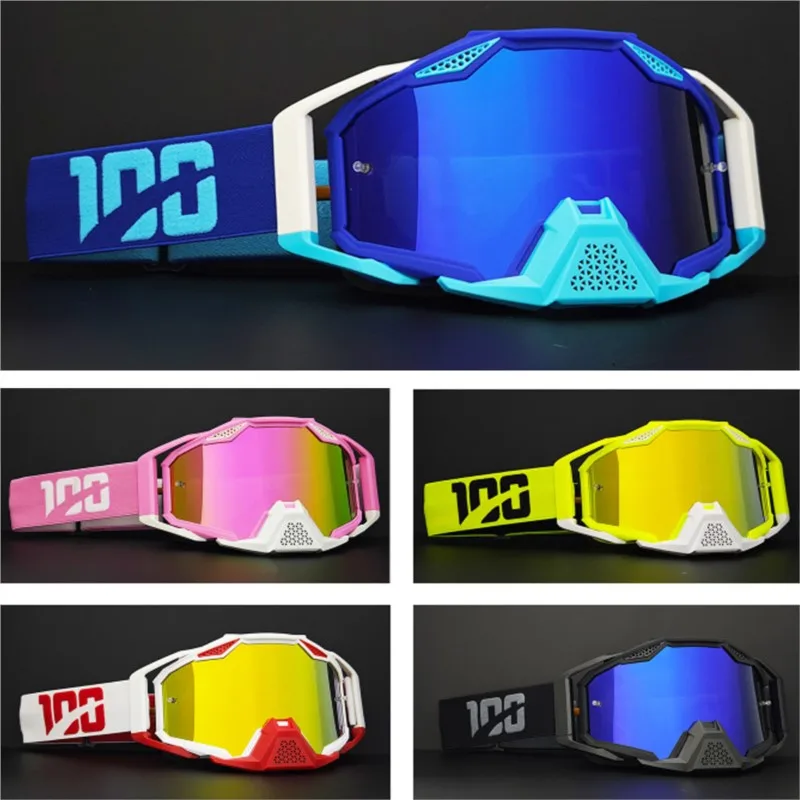 

Full Protection Motorcycle Riding Goggles Block Wind Sand Dust for Dirt Bike Motocross Outdoor Cross Country Sports