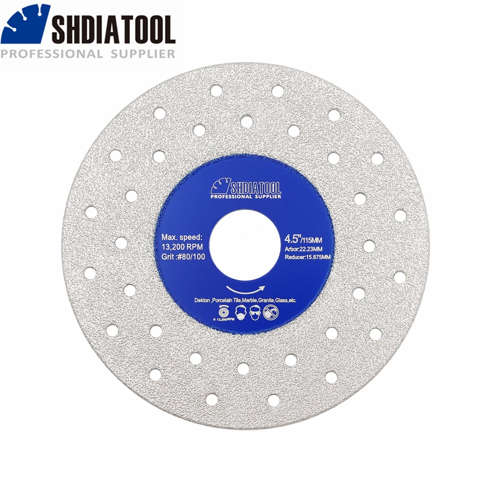 SHDIATOOL Rock Grinding Cutting Disc 1Pc Ultra-Thin Saw Blade Ceramic Tile Marble Glass Dia75/115/125mm Multi Hole Cutter Plate