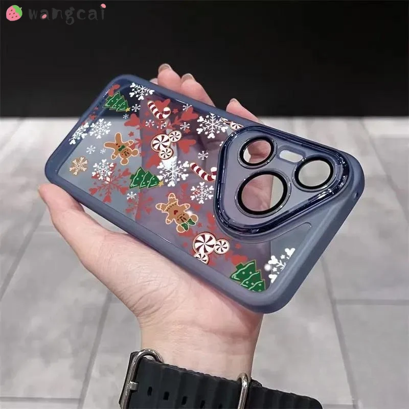 لطيف ندفة الثلج شجرة عيد الميلاد جراب هاتف ل Realme C75 C75X C73 C71 C67 C65 C63 C55 C53 C51 C35 C33 C30s C25S C21Y C20A غطاء #4