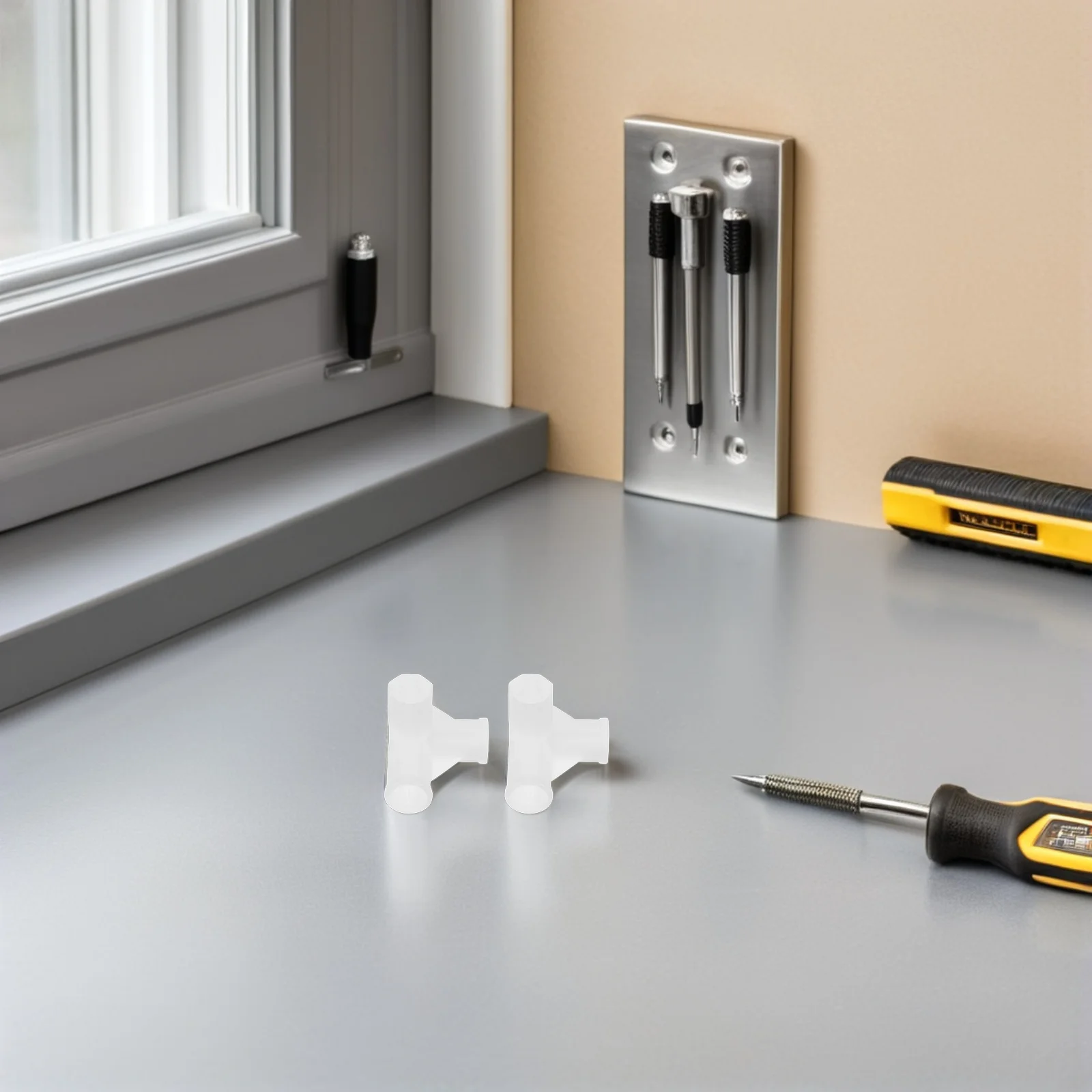 

10pcs Closet Rod Connector Tee Joint Heavy Duty Plastic 3-Way Fitting For Wardrobe Shoe Rack Dryer Storage Organizer Multi