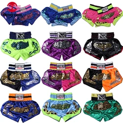 Kids MMA Shorts Multi Colors Fashion Boxing Shorts Womens Tiger Muay Thai Shorts Men Fight Kickboxing Pants Boxeo Accessories