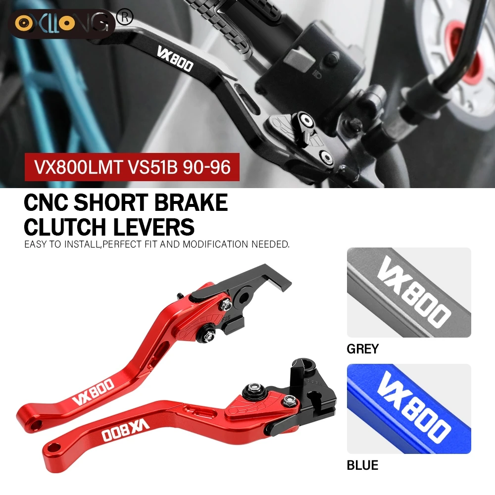 

CNC Motorcycle Short Brake Clutch Levers Accessories Parts For SUZUKI VX800L/M/N/R/TVS51B 1990 1991 1992 1993 1994 1995 1996