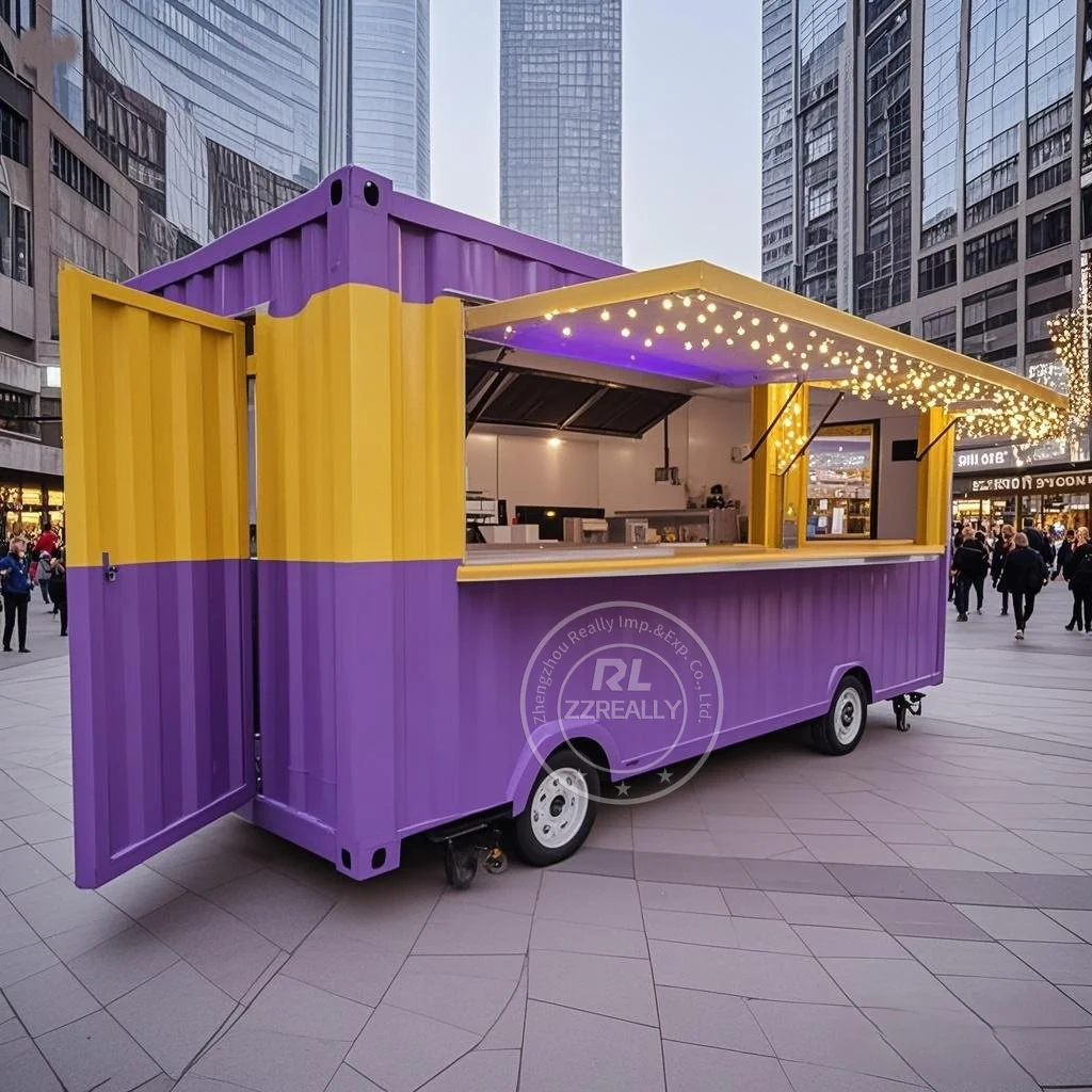 カスタマイズ可能な手頃な価格の20フィートコンテナショップコーヒーショップバー、ファストフードレストラン、コンビニエンスストアキオスクブース