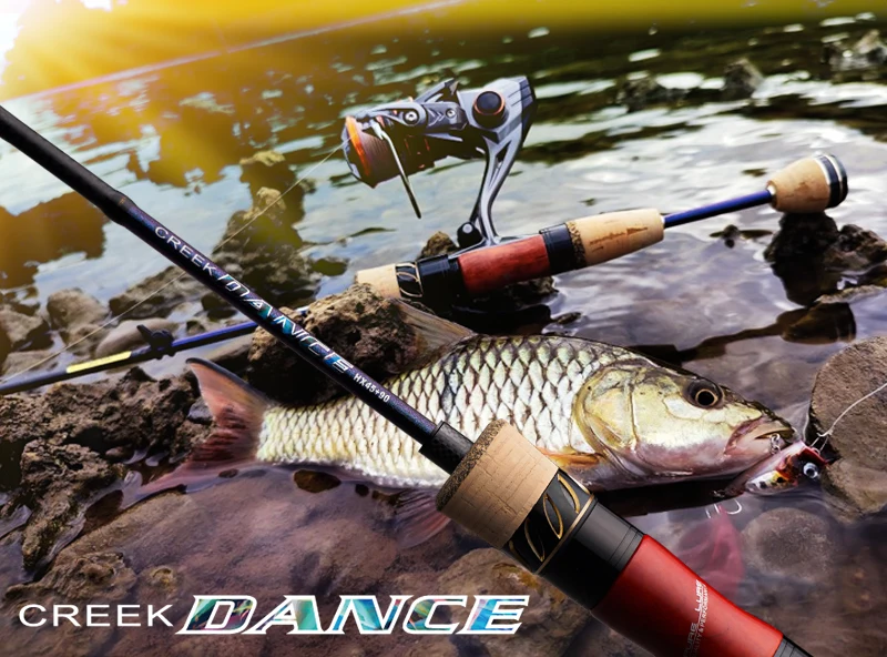 PURELURE CREEK DANCE Forellenrute BFS Fishing Casting UL Spinning Light Travel Rod Stream Ejection Rod Fuji Alconite Ring Barsch – Detail 1