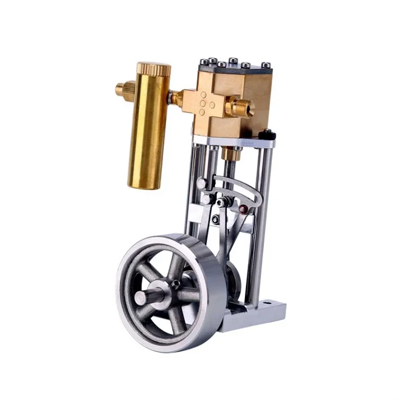 V1313 Mini Reversing Single Cylinder Vertical Steam Engine DIY Assembly Steam Model Kits OEM marine engine for Beginner