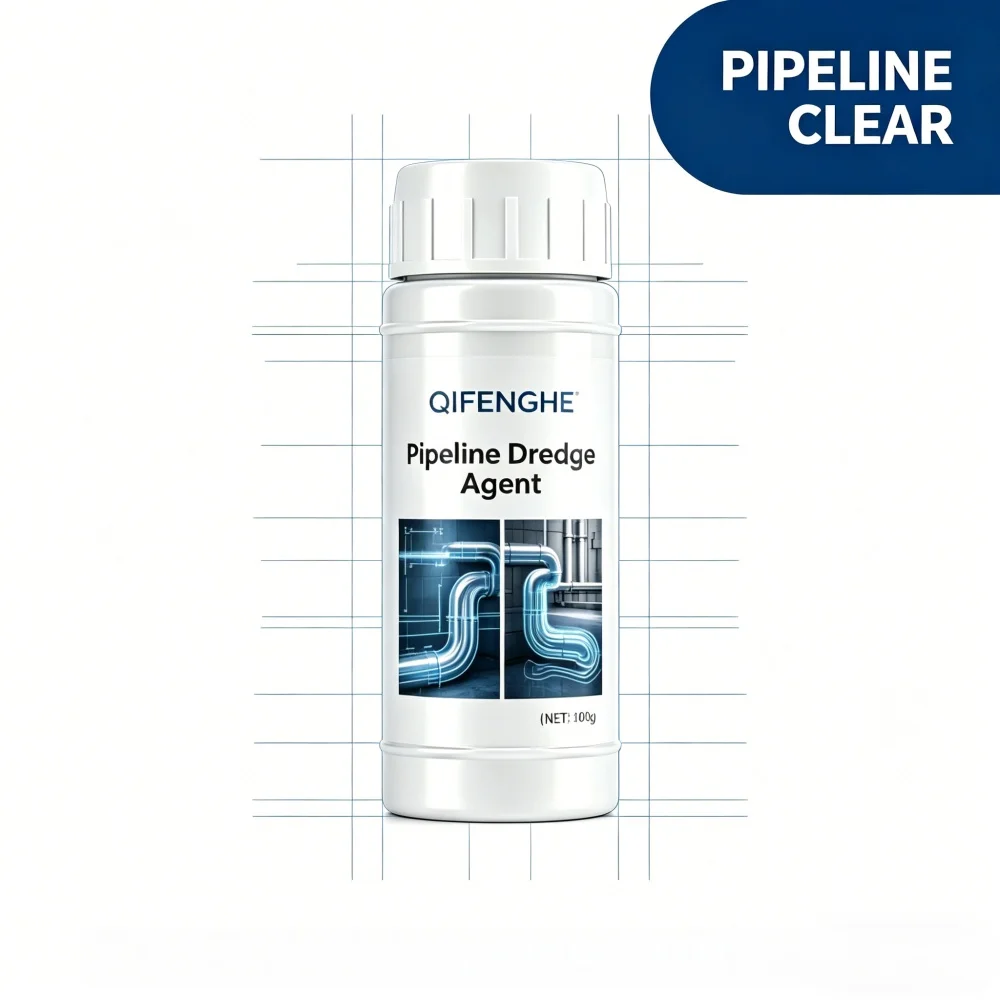 QIFENGHE 100g Pipeline Dredge Agent, Powerful Drain Cleaner Powder, Clog Remover for Kitchen Sink, Bathroom Toilet & Pipe, Fast