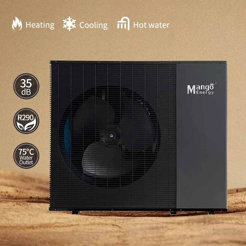 A+++ R290 DC Full Inverter Heat Pump Monoblock Air to Water Smart Heat Pump