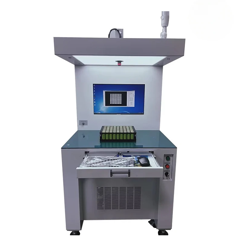 

18650 Battery Cell Polarity CCD Detection System Positive and Negative Cylindrical Battery Pack Testing Machine