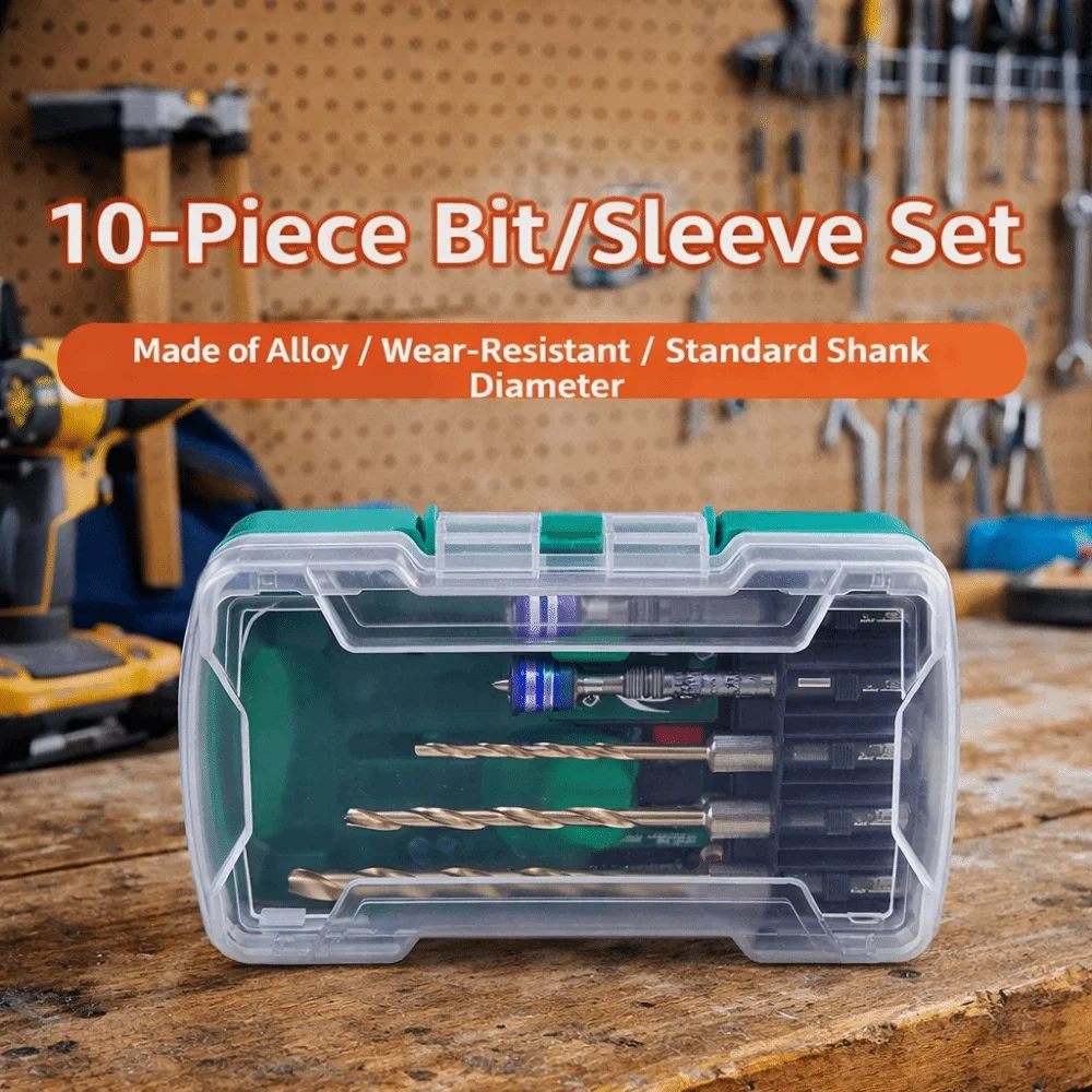 

10Pcs/Set Impact Resistant Magnetic Drill Bit Set Hex Shank Magnetic Screwdriver Bits Set Single Head Torx Screwdrive