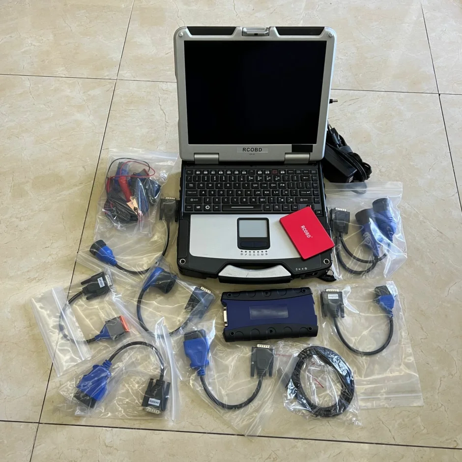 

Сверхмощный диагностический инструмент Грузовики 125032 Interfaz Usb LINK 24 В Дизельный сканер С НОУТБУКА CF31 I5 4G КАБЕЛЫ ПОЛНЫЙ КОМПЛЕКТ