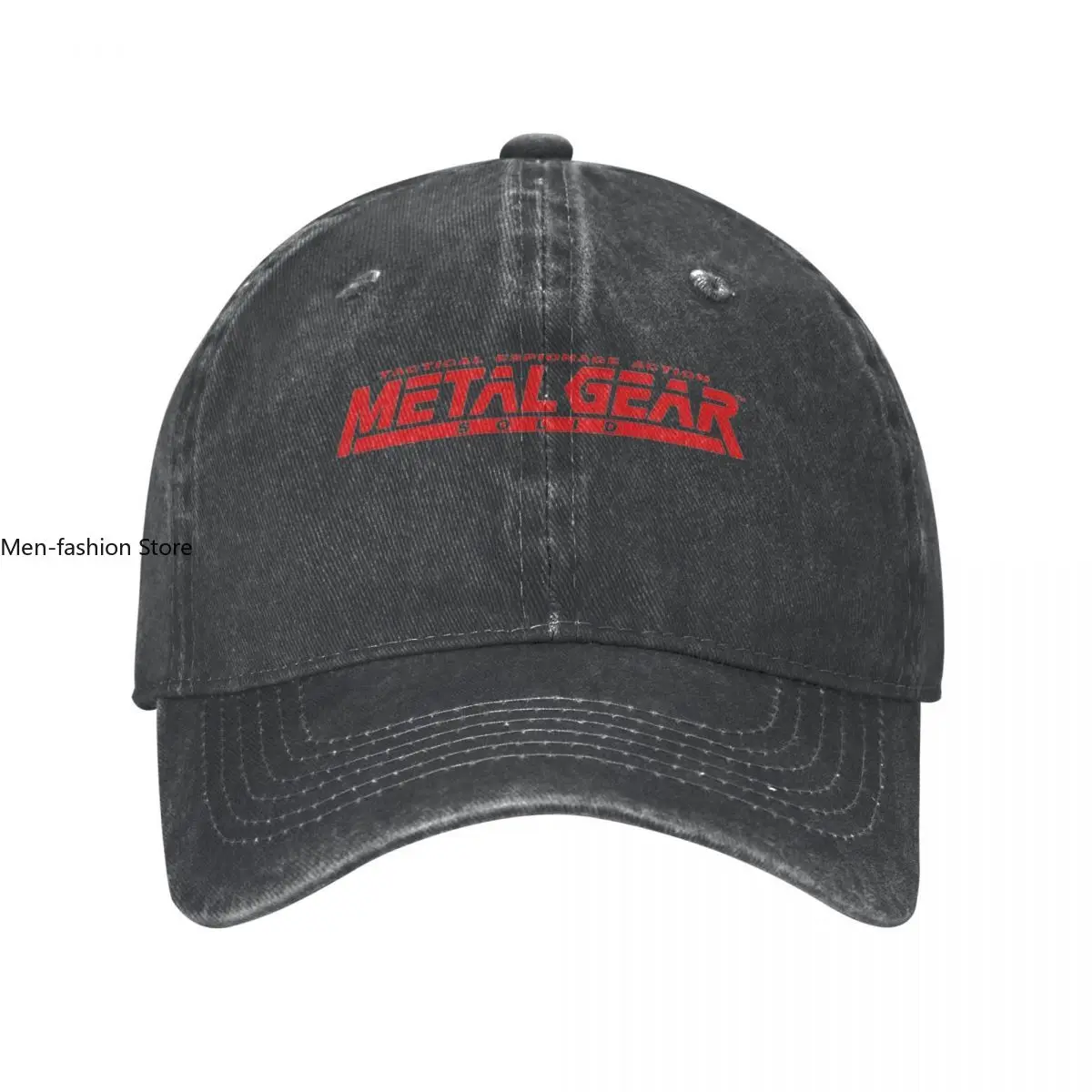 Metal Gear Solid Men Women Baseball Caps Distressed Denim Caps Hat Vintage Outdoor Running Golf Sun Cap