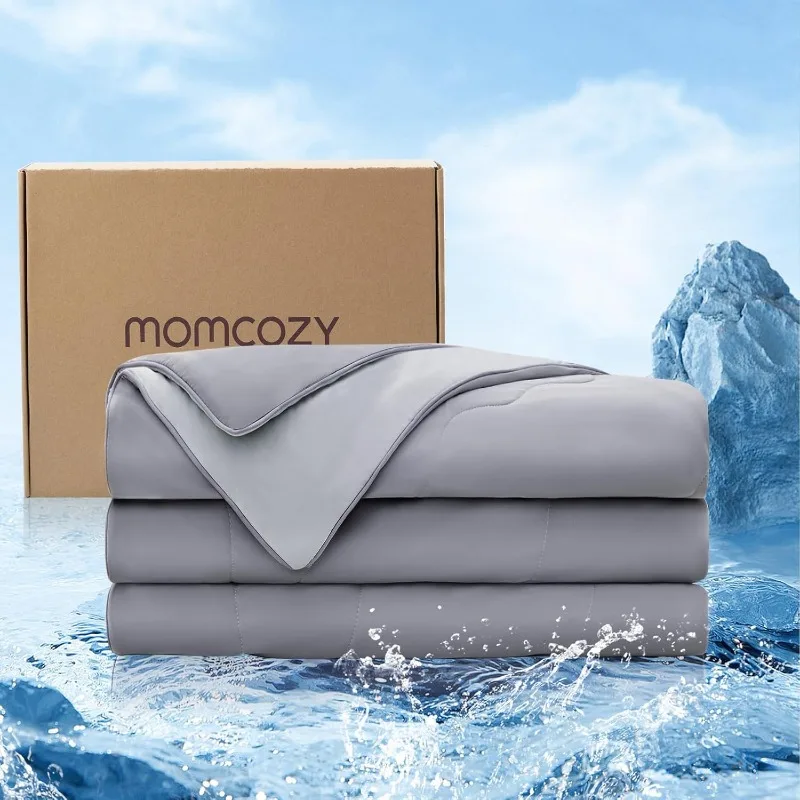 Momcozy Life CoolMurm Cooling Comforter for Hot Sleepers, Full/Queen 90