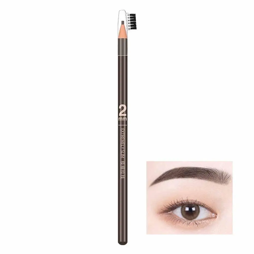 Augenbrauen stift Make-up Augenbrauen verstärker kosmetische Kunst Holz braun zeichnen Augenbrauen Stift farbige Augen Werkzeug wasserdicht Stereo Make-up q1l2