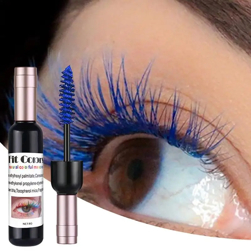 Mascara colorati a prova di sbavature Mascara colorato a lunga durata per ciglia a prova di sbavature affascinante trucco cosmetici regalo per le donne