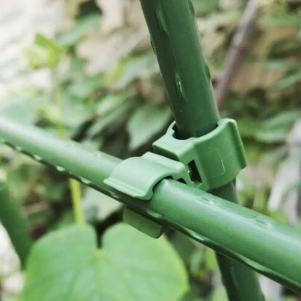 

50 Pcs Plant Gardening Bracket Accessories Trellis Greenhouse Frame Connectors Scaffolding Climbing Vine Man