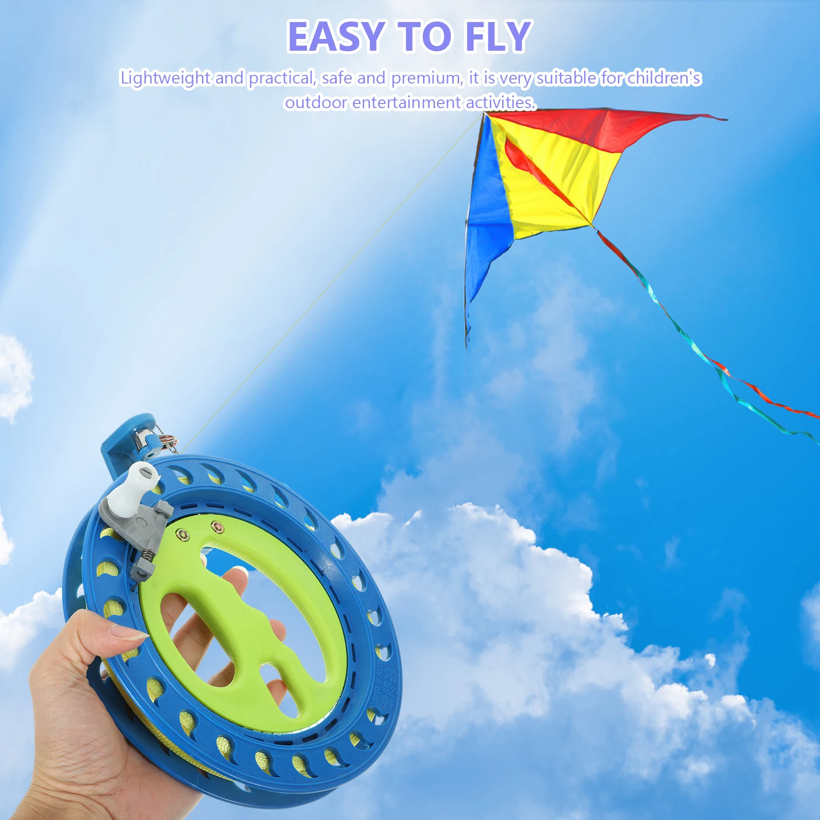 Kite Line Handwiel ABS Plastic Haspelopwinder Gladde spoelen Grote lijnbescherming Comfortabele grip Ergonomisch ontwerp Geschikt