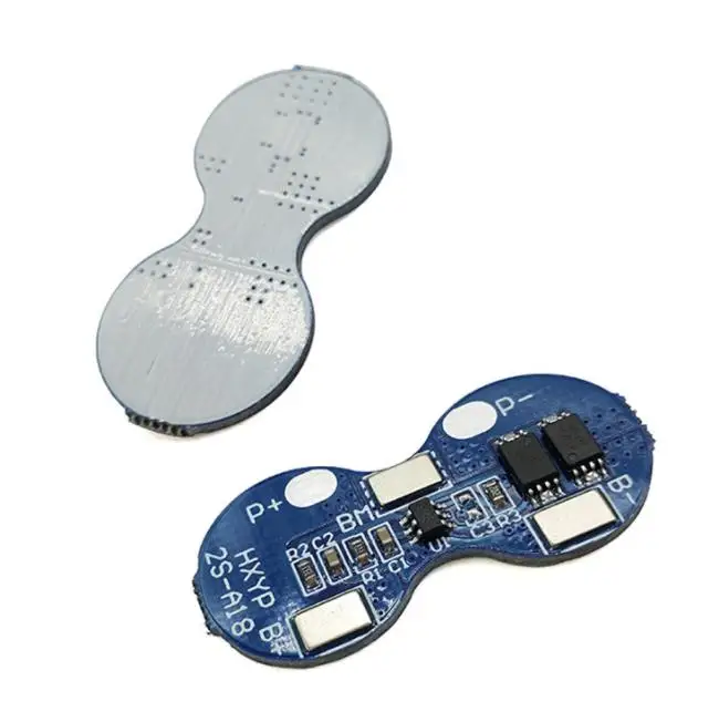 7.4V 2S 18650 lithium battery protection board Double string protection chip 8.4V overcurrent overshoot 4A