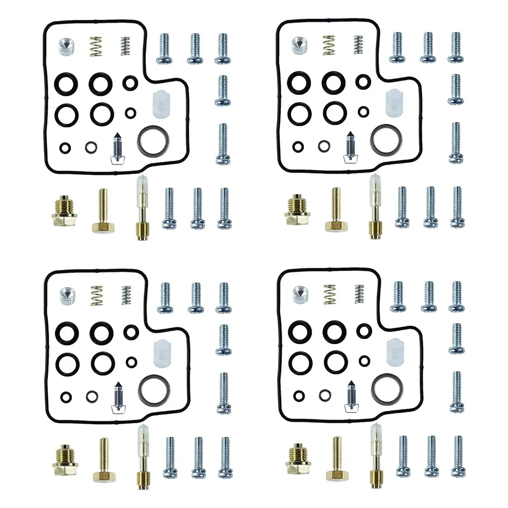 

4 Pack Carburetor Rebuild Kits for Honda V45 Magna VF750C 1982-1983 and Honda V45 Sabre VF750S 1982-1983 Motocycle Carb