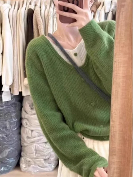 Lose Lange Sve een Gestrickte Pullover Koreanische Sle Zwei-Stück Bequeme Herbst Winter Neue Ankunft frauen Faion Top