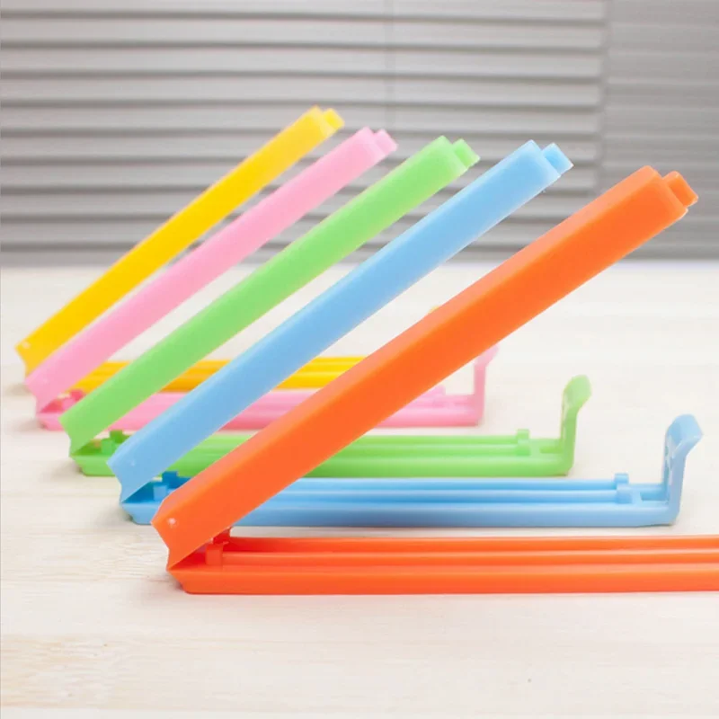 WBBOOMING 10Pcs/lot  Food Snack Storage Seal Sealing Bag Clips Sealer Clamp Food Bag Clips Kitchen Tool Food Close Clip