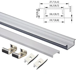 Profil aluminiowy LED lampka z listwa profilowa z Aluminium LED i aluminiowym profil taśmy LED do oświetlenia baru i regału