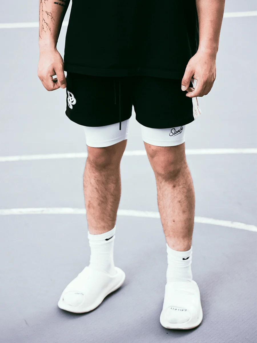 

American Retro Casual Sport ort Pants Cotton Knit Quadripartition Breathable Comfortable Spring Summer New Knees ort Pants