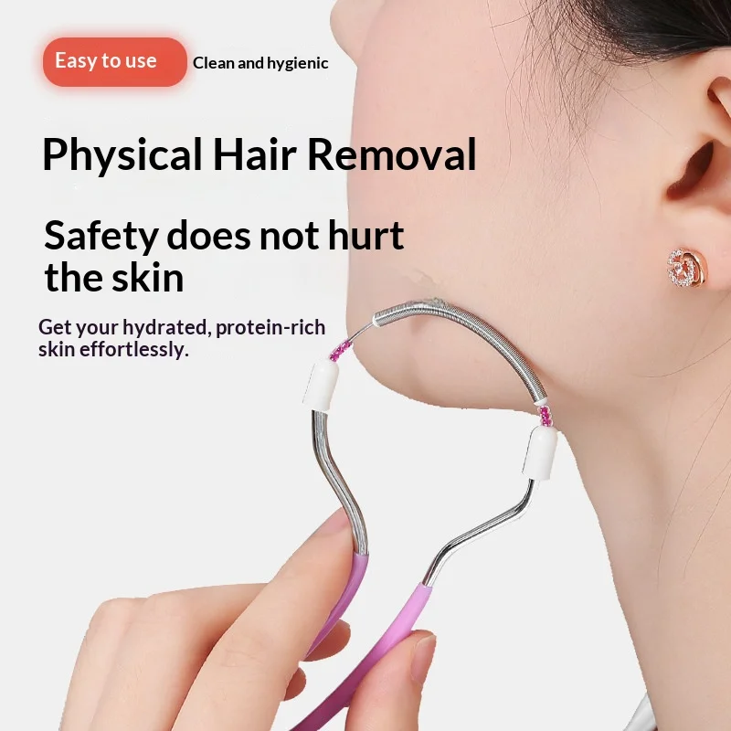 Facial Hair Remover Spring Epilator Manual Face Hair Removal Tool For Upper Lip Chin Cheek Women Beauty Epilator