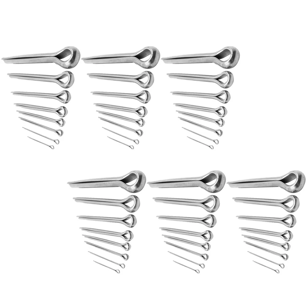 

220Pcs Stainless Steel Cotter Pin Assortment Kit Heavy Duty Fastener Clips for Automotive Trailer Hitch Axles Repair Hardware