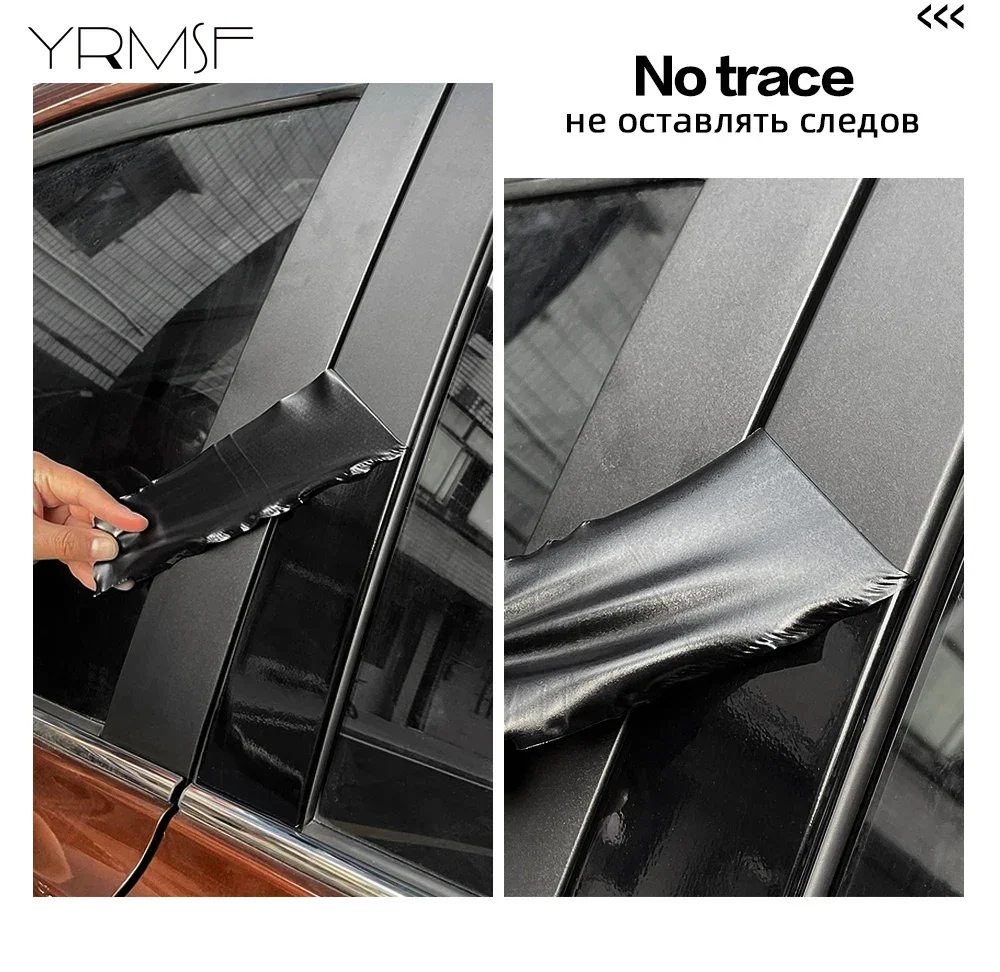 3D Car Stickers Carbon Fiber DIY Vinyl Wrap Auto Bumper Glue Tape Protector Strip for Cars Door Sill Window Center Console Phone