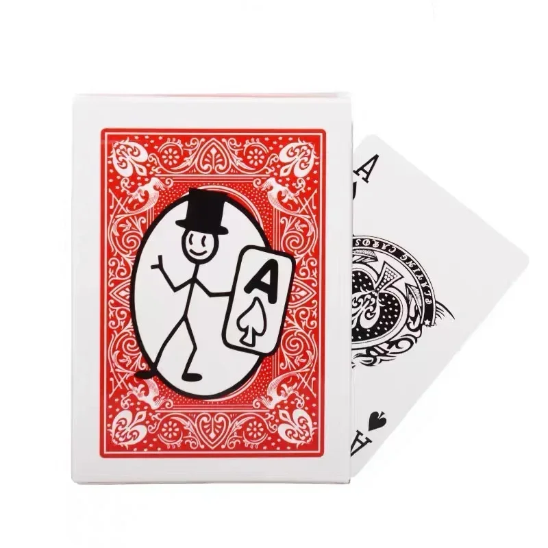 Novo adereço mágico dos desenhos animados cardtoon deck pacote jogando cartão toon animação previsão engraçado truques mágicos mágicos truques mágico