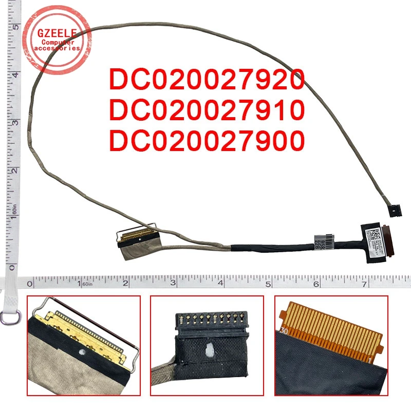 CD LVDS EDP Display Cable for Lenovo IdeaPad S350-15 S350-15IWL S350-14ITL S350-14IM DC020027900 DC020027910 DC020027920