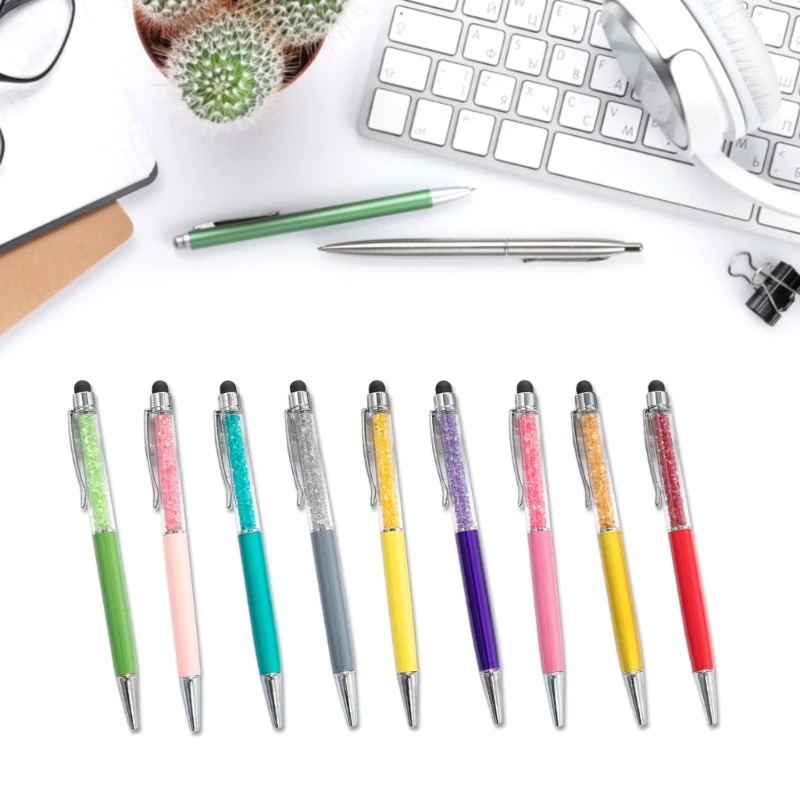 6 шариковых ручек со стилусами, многофункциональная ручка для входа в систему для гостей Шариковая ручка 2 в 1 с наконечником