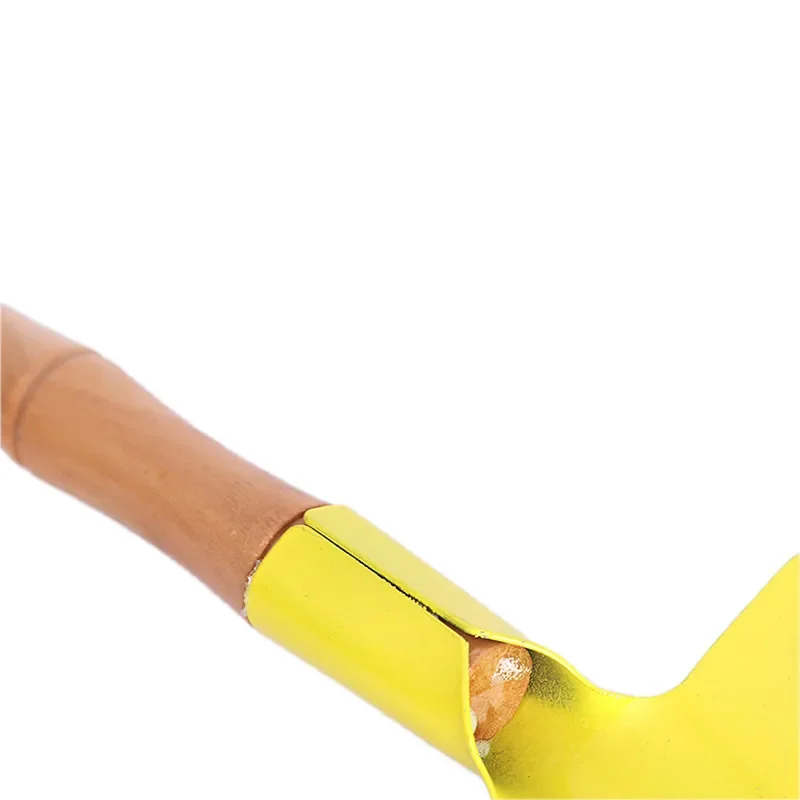 Bamboo Handle Colorful Beach Shovel - Kids Gardening Tool For Sand Digging Planting