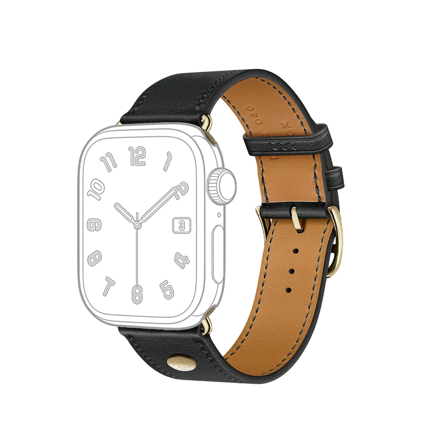 Kebitt 2026 Neue Rocabar Club-Armbänder für Apple Watch Ultra 4 3 2 Series 12 11 10 9 8 Bleu Nuit Orange Armband 46mm 45 49mm