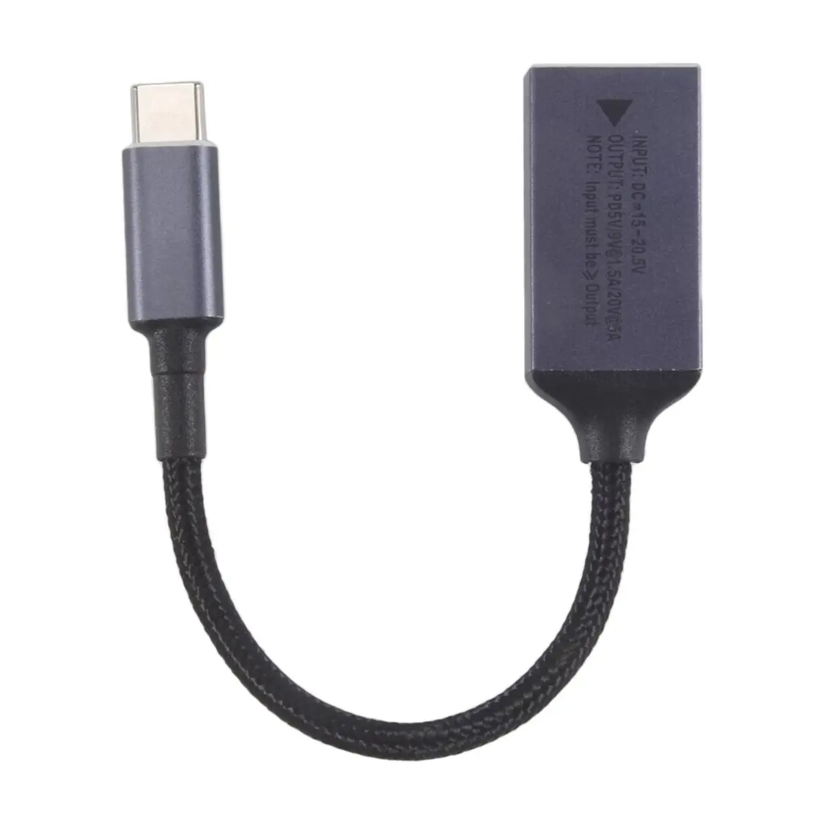 A46U PD100W for Lenovo DC Square Jack to USB Type-C Converter Charging Cable Compatible with for Lenovo Laptop Charger