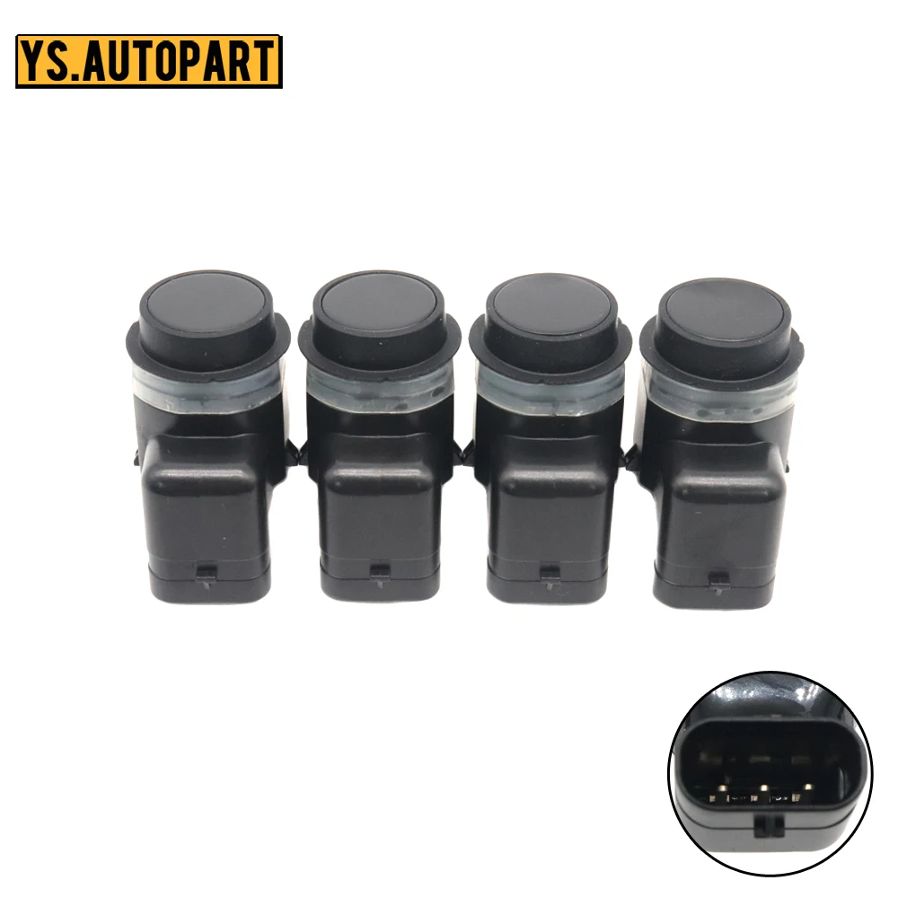 

AH42-15K859-AB 4PCS Car Black PDC Bumper Distance Control Parking Sensor For Land Rover Discovery 4 Evoque Range Rover Jaguar