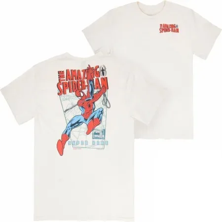 Imagen 2 del producto Camiseta de manga corta con estampado de Spider Man para hombres y mujeres, top holgado Y2K informal de calle a la moda de verano con cuello redondo